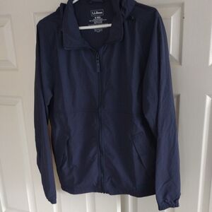 L.L. Bean Deep Blue Windbreaker